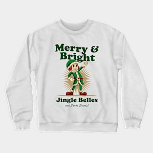 Cheerful Santa Christmas Crewneck Sweatshirt